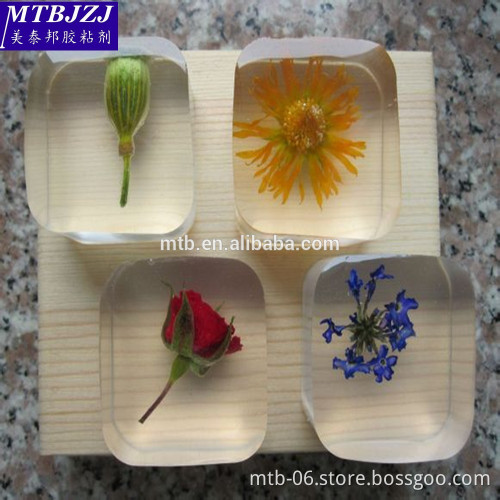 Epoxy Resin and Hardener for Accessries Making with Dried Flower Polished